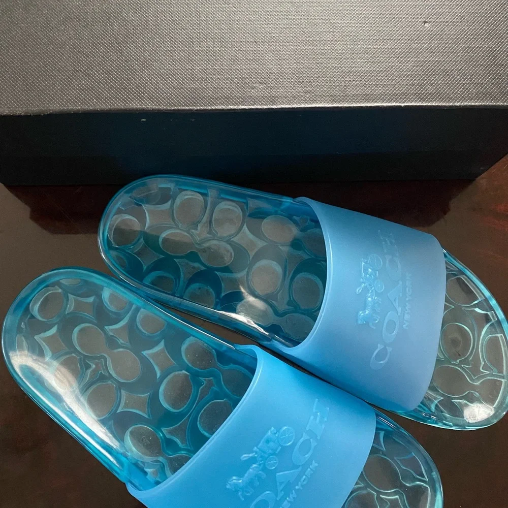 Authentic Coach Jelly Slides - Picture 1 of 7